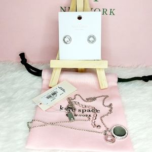 🎀 kate spade spot the spade jewelry set